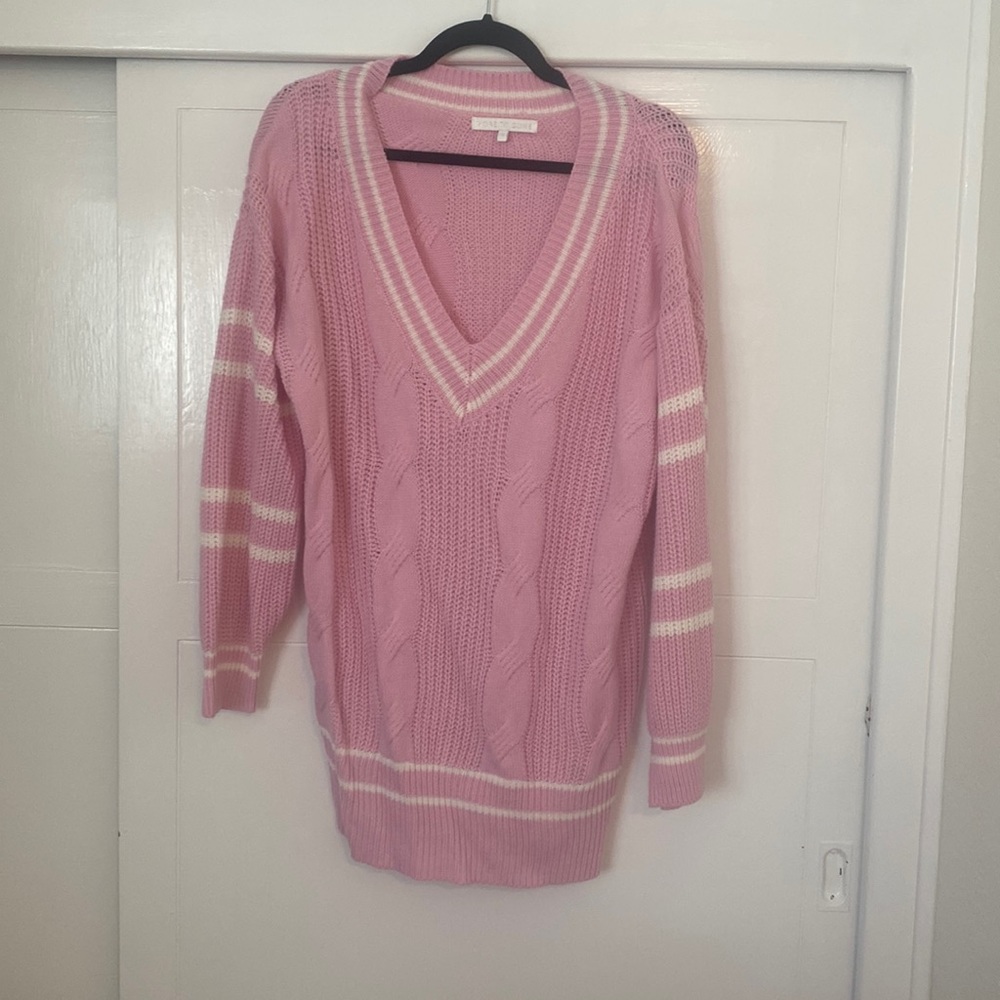 Cassandra “more to come” sweater dress